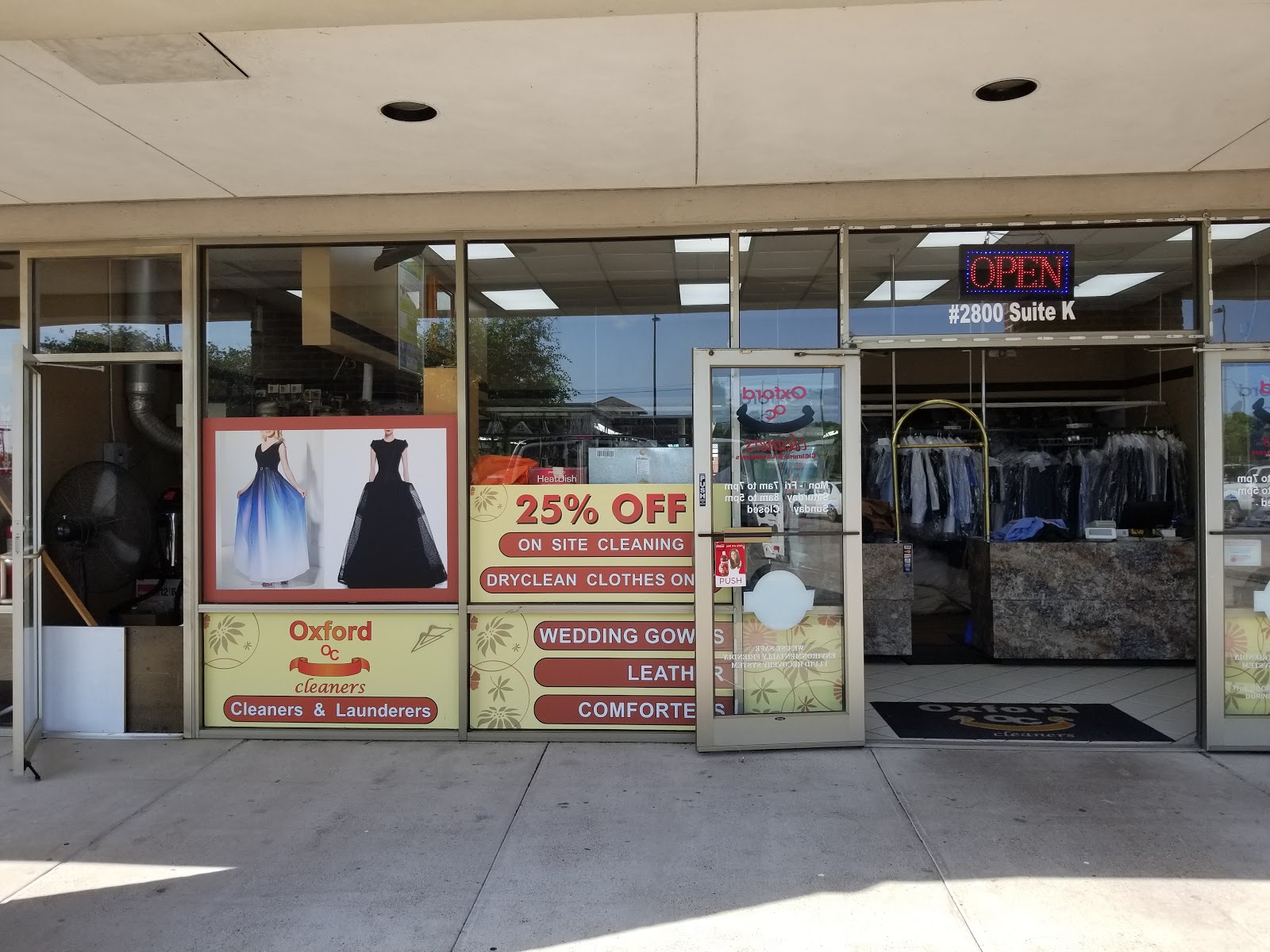 Inside Oxford Cleaners